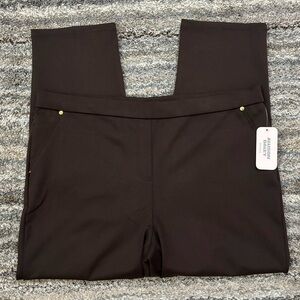 Allison Daley Brown Skinny Pull-On Leggings Sz XL NWT | Skinny Dressy Leggings-